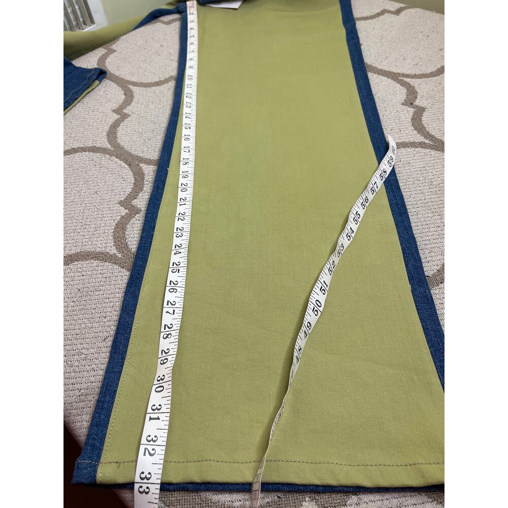Warp + Weft NCE Nice Cote Wide Leg Two-Tone Two-Faced Jeans Size 14/32 MSRP $98 - Picture 5 of 15